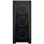 Hiditec Caja Gaming Semitorre MH12 Cristal Templado ATX con Panel USB Type-C, 4 Ventiladores ARGB, Soporte GPU 330mm y Radiadores 360mm (CHA010055)